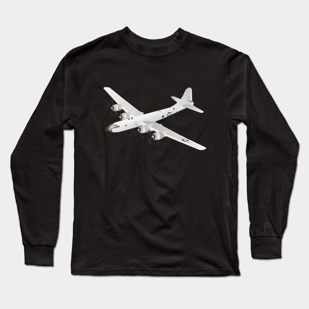 B-29 Superfortress WW2 Heavy Bomber Long Sleeve T-Shirt by NorseTech